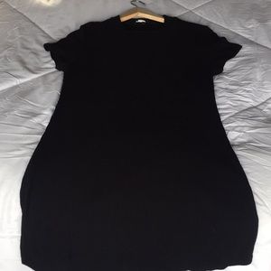 Robe semi-moulante noir